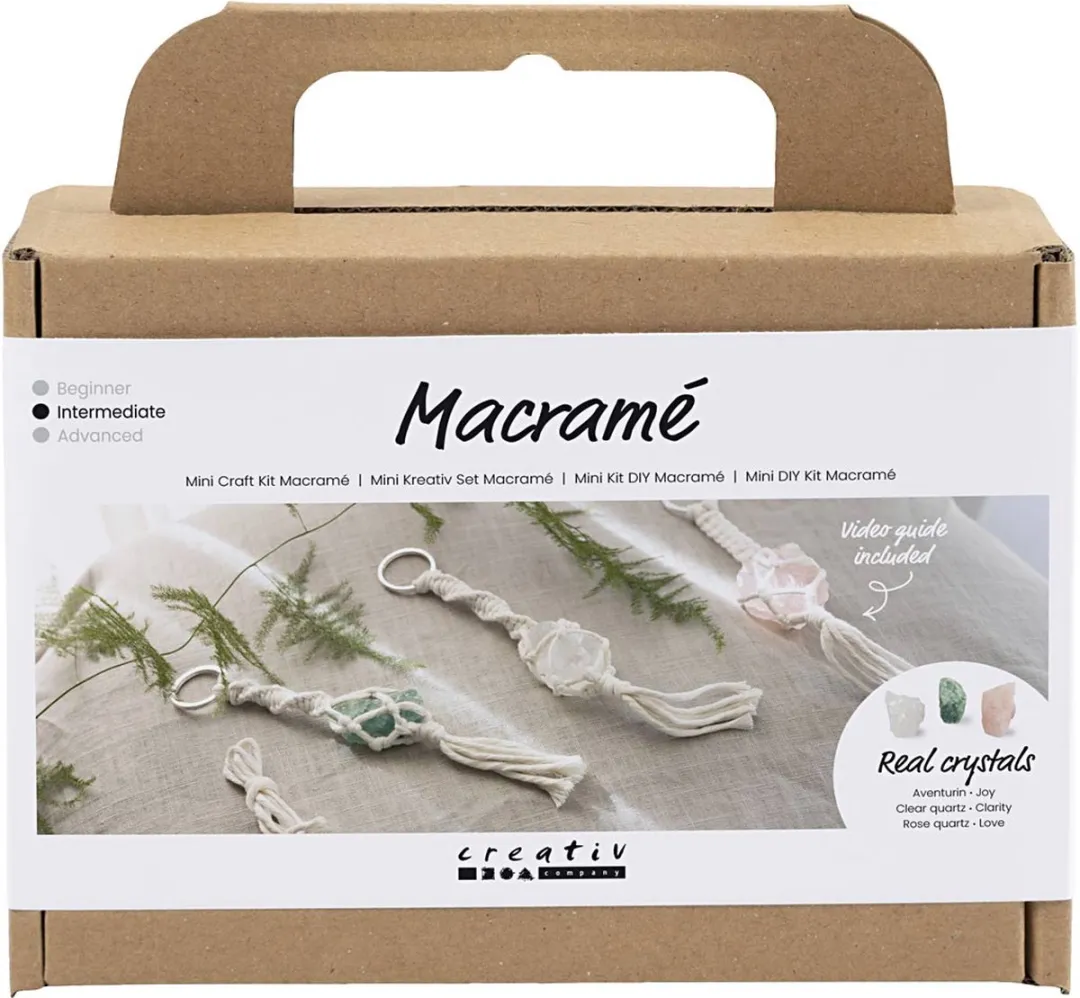 Creativ Company Mini Hobbyset Macramé Sleutelhangers
