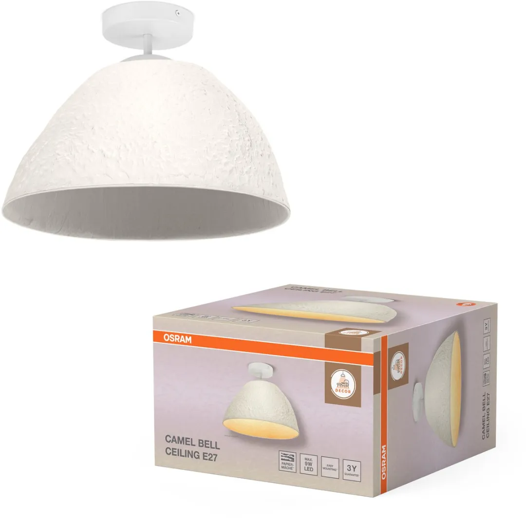 Osram Decor Camel Bell Plafondlamp E27 - 375mm Wit