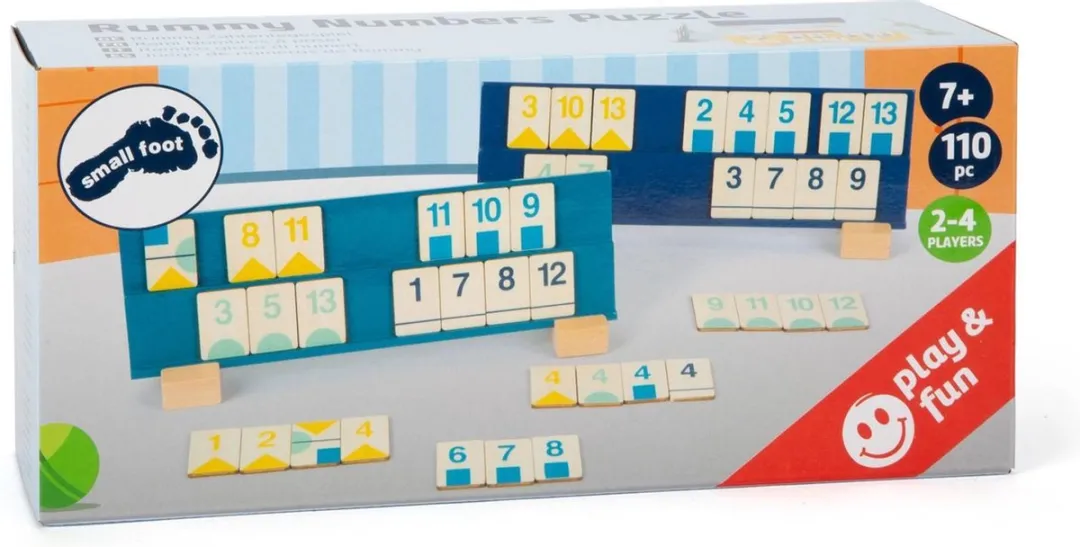 Small Foot Rummy Numbers Puzzle 11716-leg