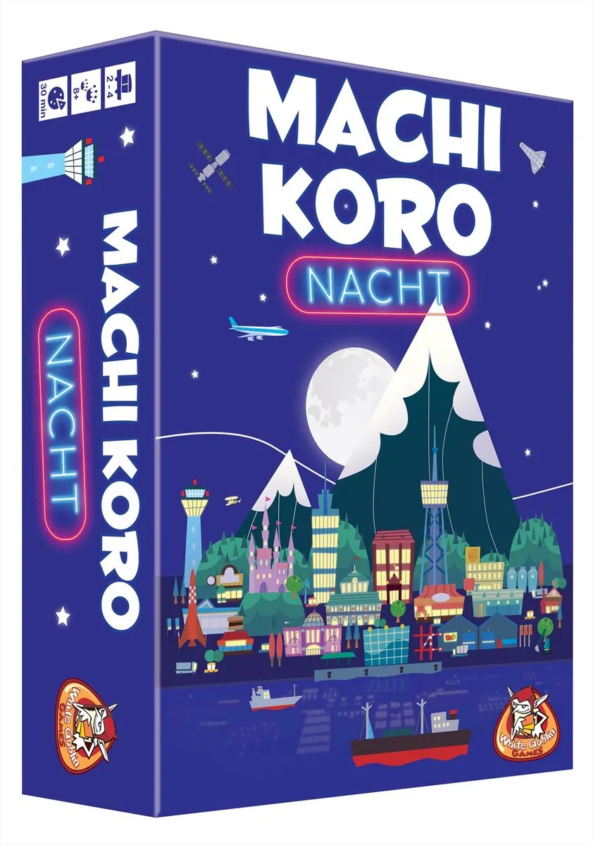 White Goblin Games Machi Koro Nacht - Familiespel - 2-4 Spelers - 30 Min