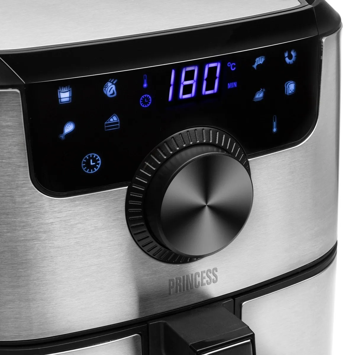 Princess Digitale Airfryer Deluxe 182033 - 1500W - 4.5L - 10 Programma's