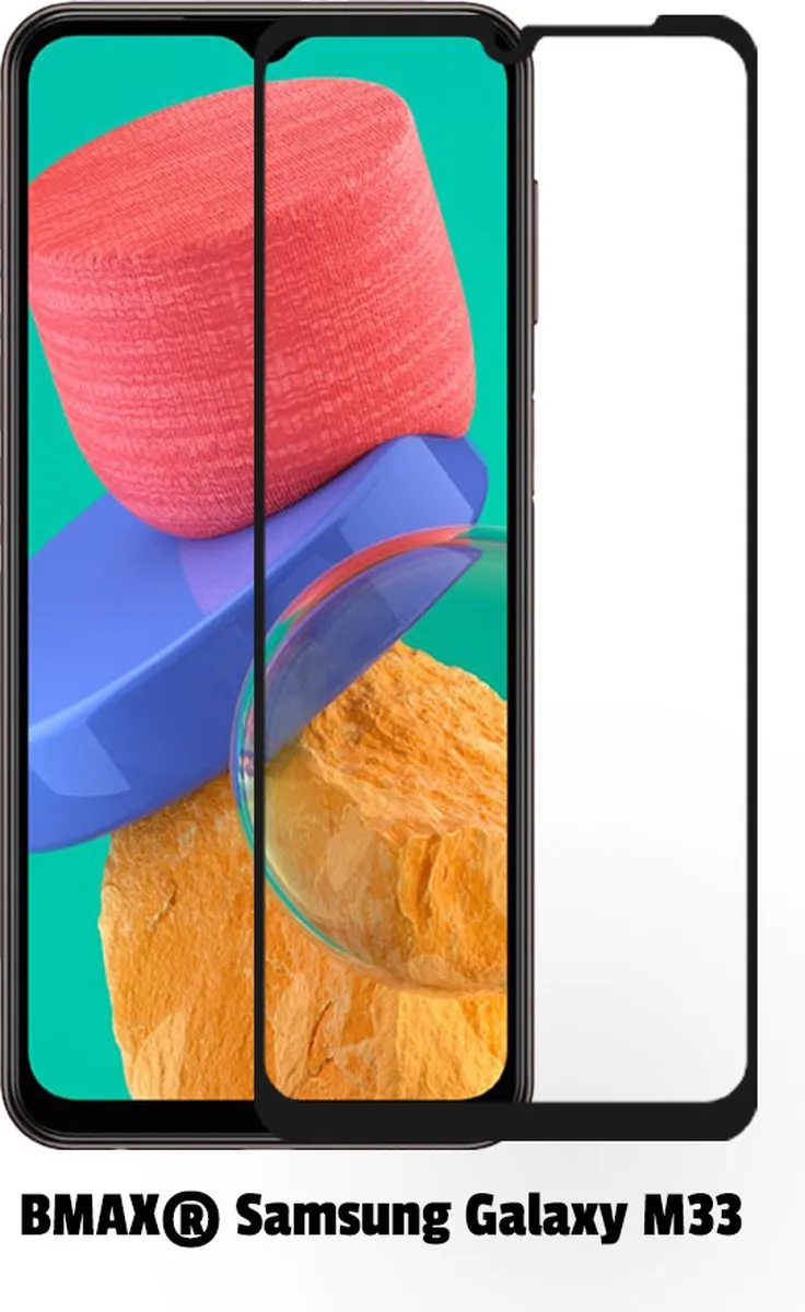 BMAX Samsung Galaxy M33 Screenprotector 2 Stuks - Zwart