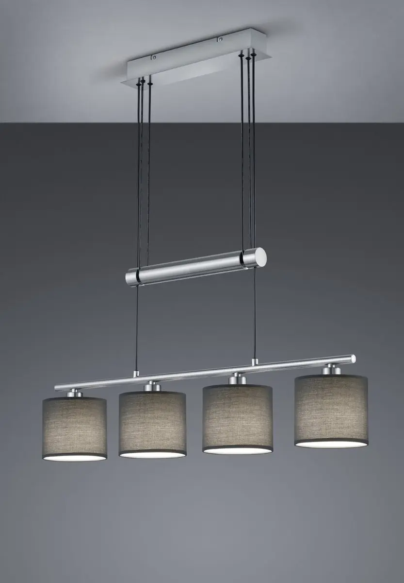 Trio Garda Hanglamp - Nikkel Mat - afbeelding 4 van 6