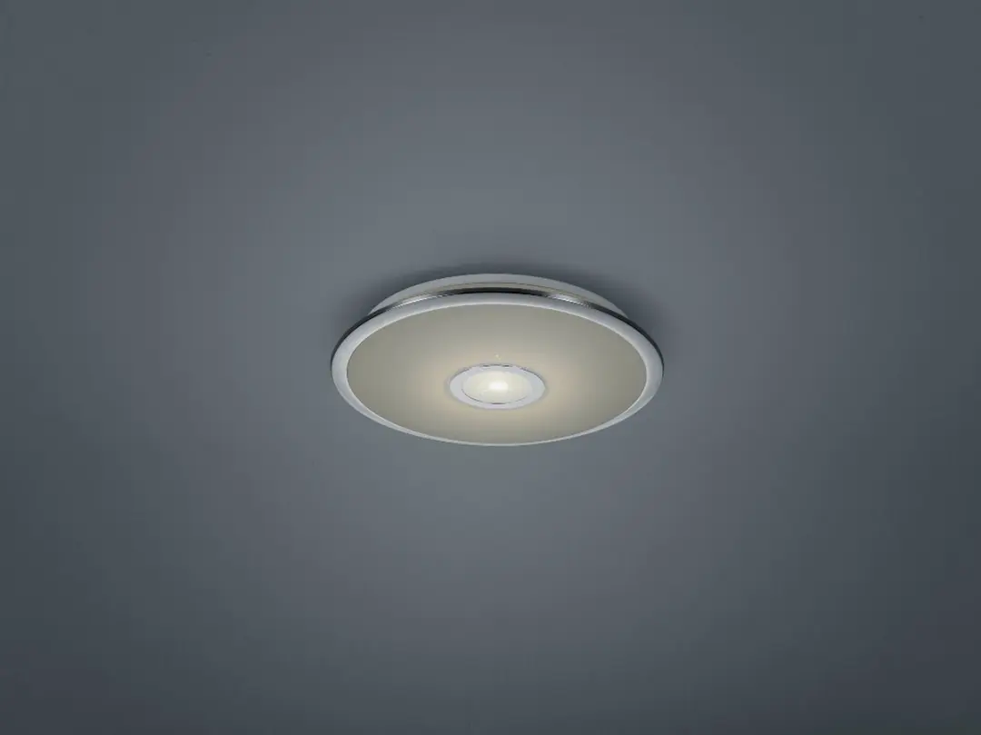 Trio Osaka LED Plafondlamp - 3100lm - Chroom - afbeelding 6 van 6