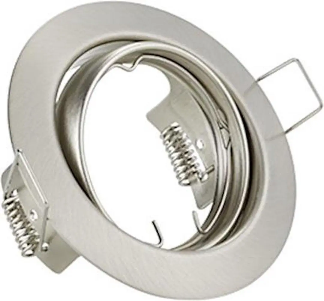 TRIO JURA - Inbouwspot - Nikkel mat - excl. 1x GU10 3 W - Zwenkbaar - Plafondbevestiging - rond - afbeelding 6 van 6
