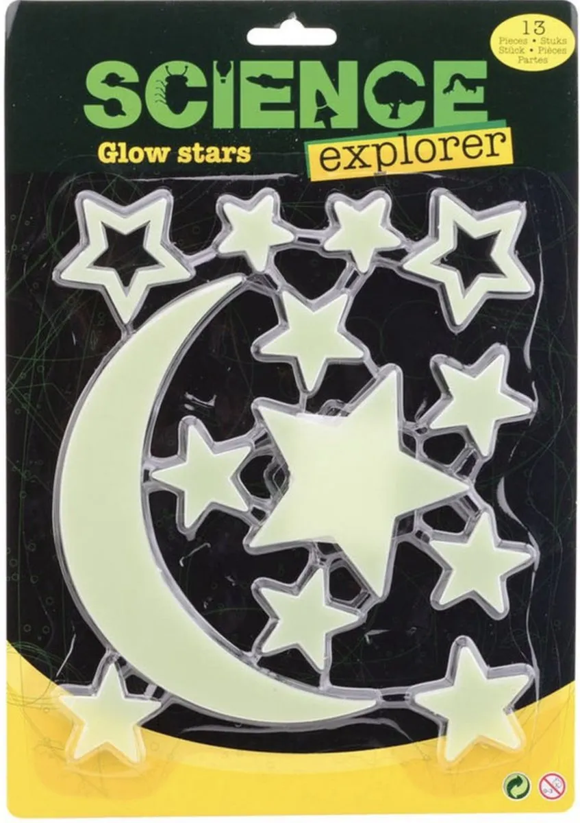 Johntoy Science Explorer Glow-in-the-Dark Maan Set