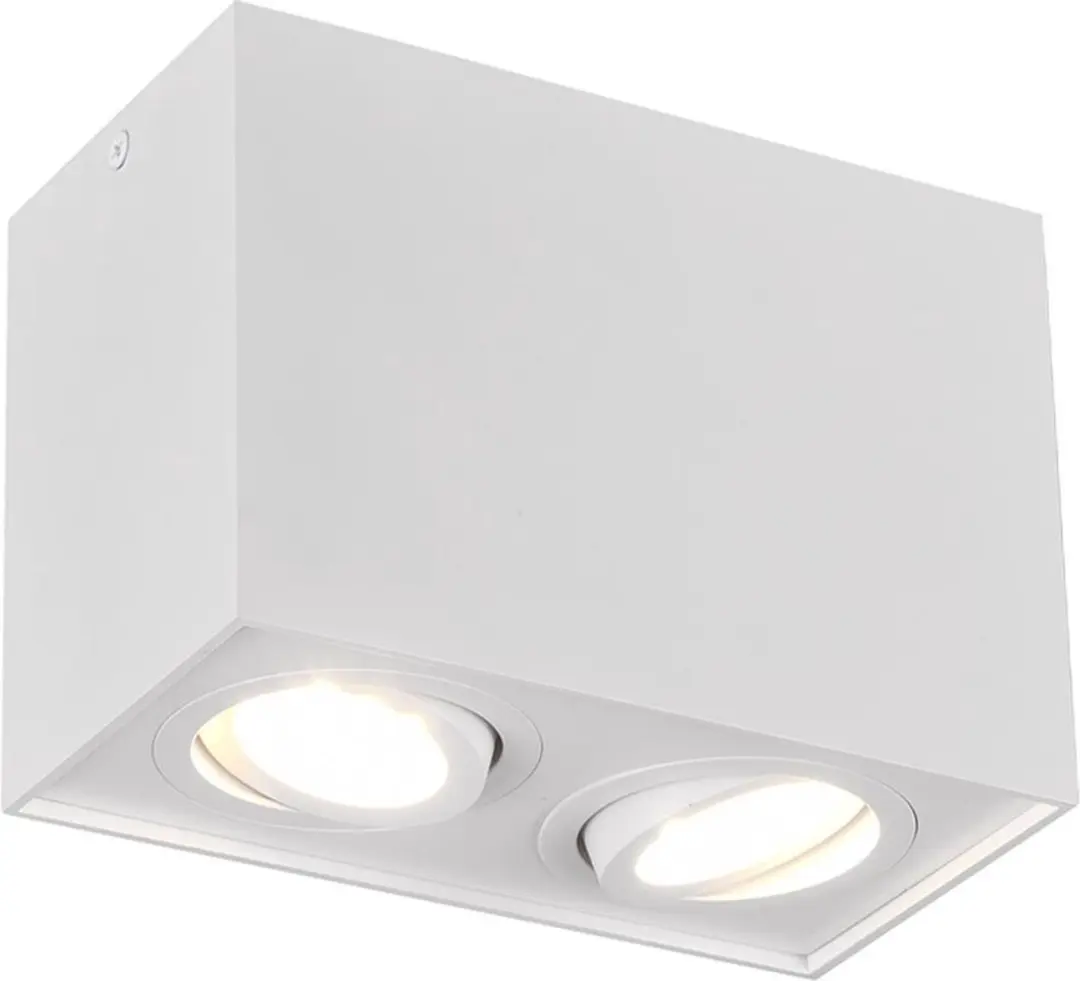 Trio Biscuit 613000231 Plafondlamp - 2x GU10 - Wit - afbeelding 6 van 6