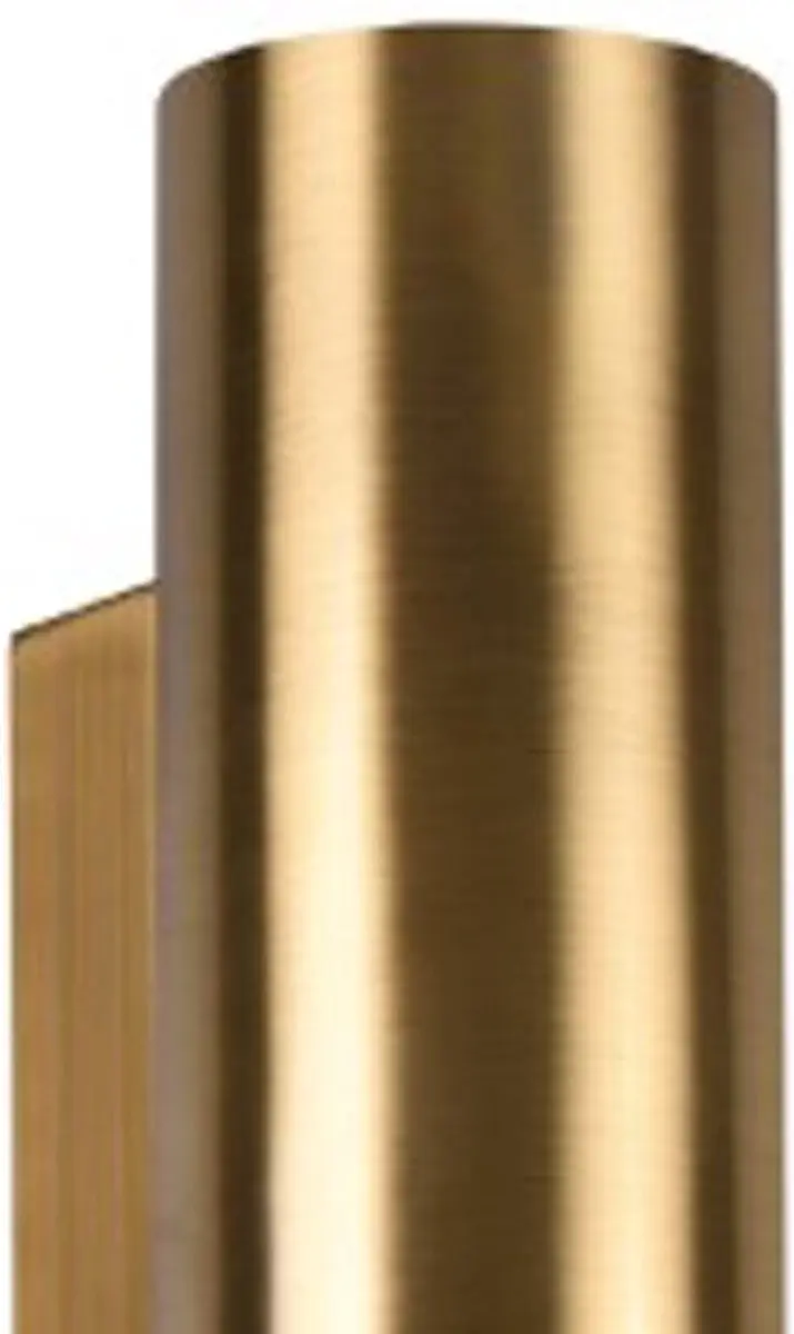 Trio Marley Wandlamp - Oud Messing - GU10 - Up & Down - afbeelding 4 van 6