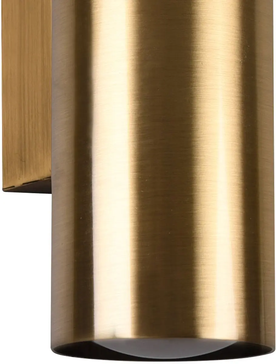 Trio Marley Wandlamp - Oud Messing - GU10 - Up & Down - afbeelding 3 van 6