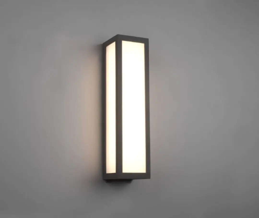 TRIO FUERTE - Wandlamp - Antraciet - incl. 1x SMD 10,5 W - Voetschakelaar - Buitenverlichting - IP54 - afbeelding 6 van 6