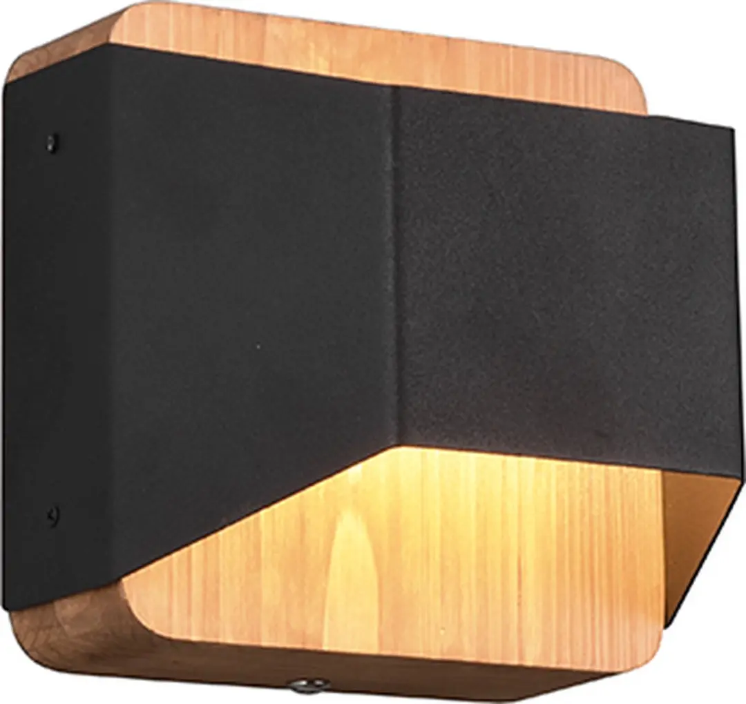 Trio Arino LED Wandlamp 4,3W - Zwart Mat - afbeelding 6 van 6