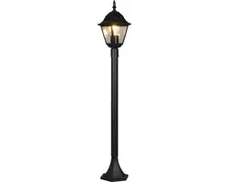 TRIO LIVENZA - Paalverlichting - Zwart mat - excl. 1x E27 4 W - Zwenkbaar - Indirecte verlichting - Niet dimbaar - Buitenverlichting - IP44 - afbeelding 2 van 2