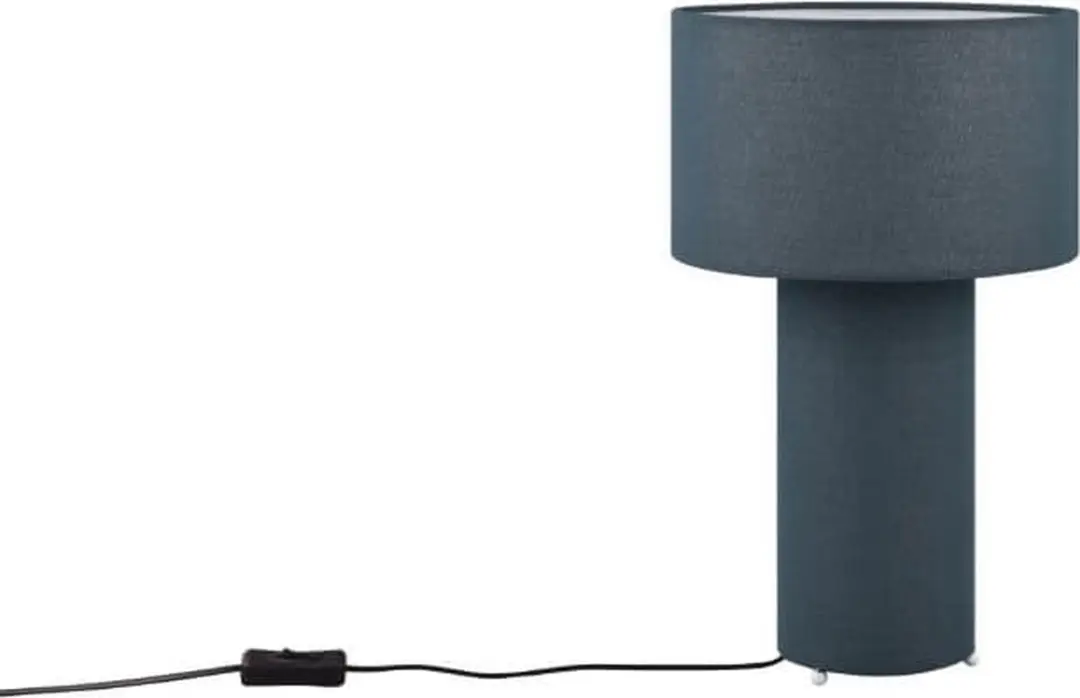 TrioTafellamp Bale Blauw excl. 2xE27, max.40W Ø24cm, H:40,5cm