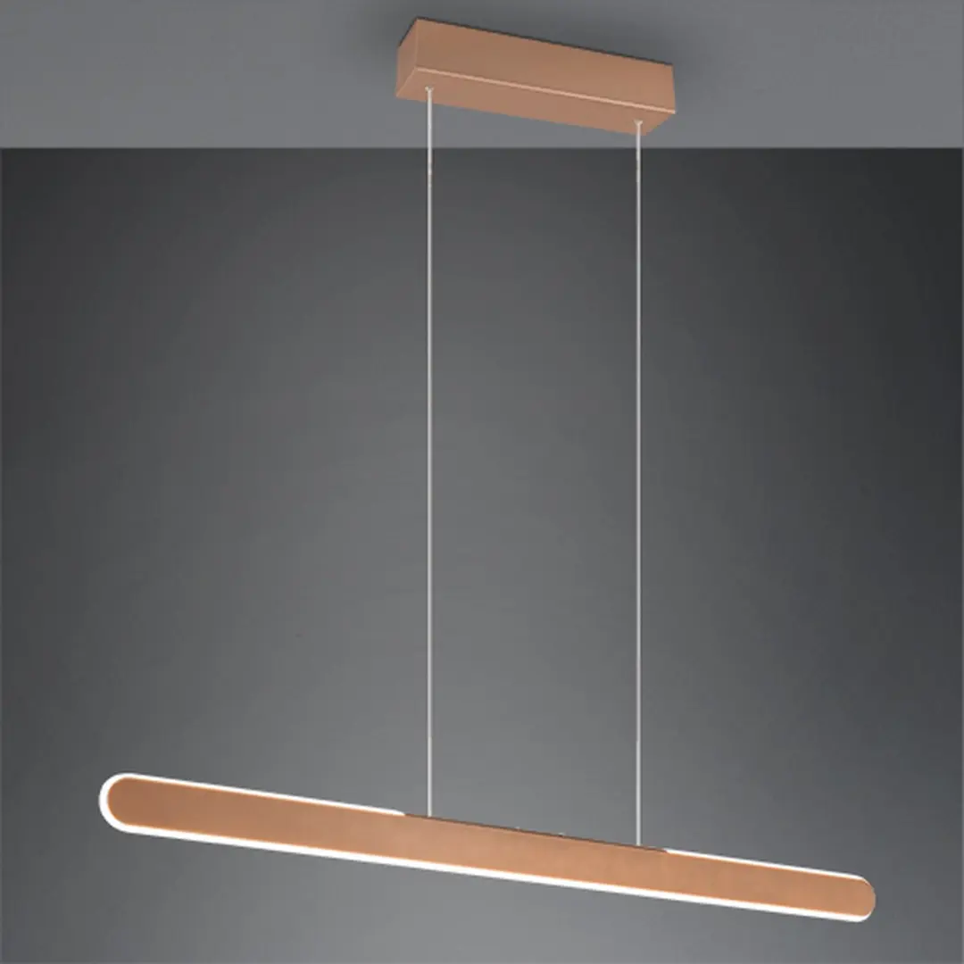 Trio Helios LED Hanglamp 28W - Koffie - afbeelding 3 van 5