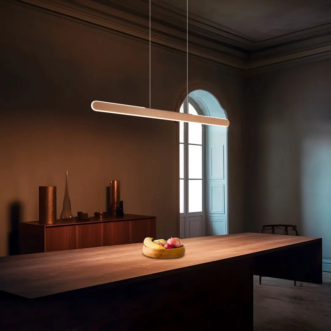 Trio Helios LED Hanglamp 28W - Koffie - afbeelding 4 van 5