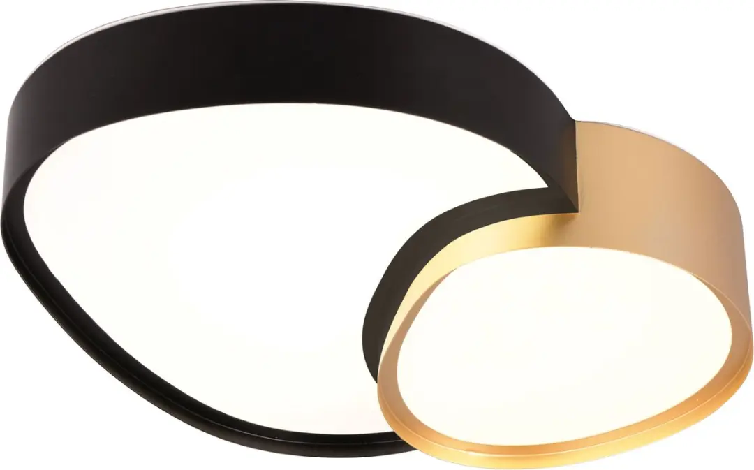 Trio Rise LED plafondlamp 21W - Zwart goud - CCT - afbeelding 6 van 6