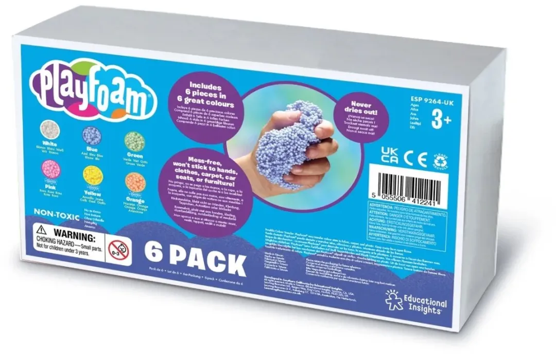 Learning Resources Playfoam Set 6 Kleuren - Multicolor