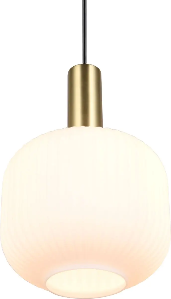 Trio Diva Hanglamp - E27 - Messing Mat - afbeelding 3 van 6