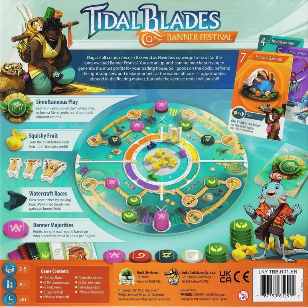 Tidal Blades: Banner Festival - Bordspel (ENG)