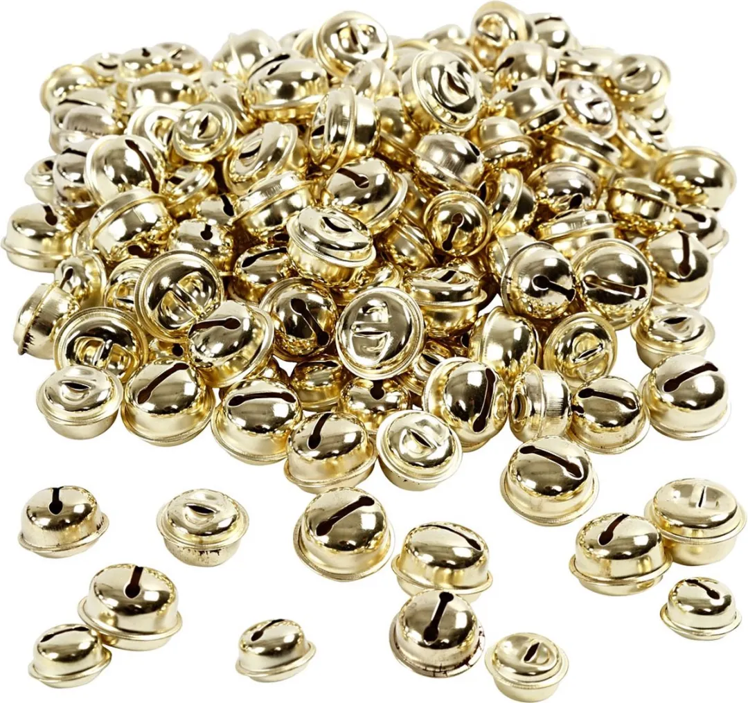 Creativ Company Bellen Assortiment 13-17mm Goud