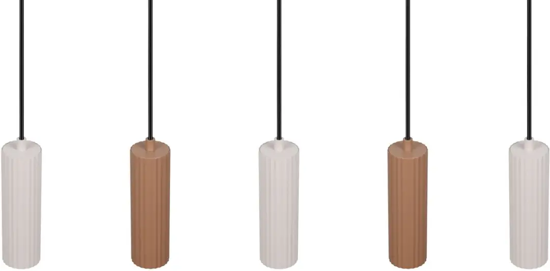 Trio Soka Hanglamp Mokka - excl. 5x GU10 - afbeelding 4 van 4