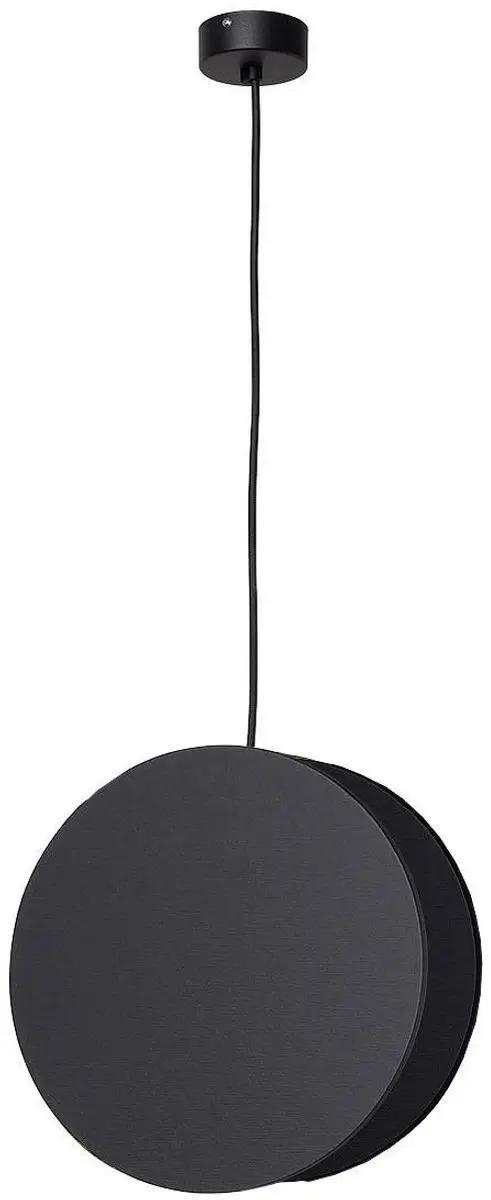 Lyora Zwarte hanglamp Wheel Ø 25cm