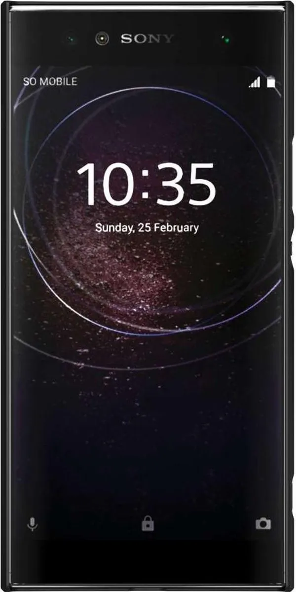 Nillkin Super Frosted Shield Backcover Sony Xperia XA2 Ultra - Zwart - afbeelding 2 van 6