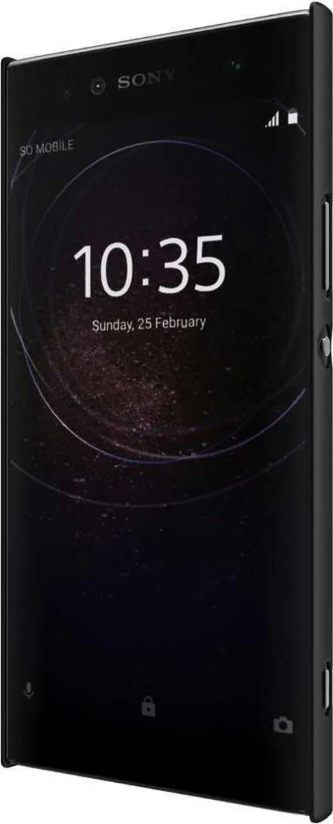 Nillkin Super Frosted Shield Backcover Sony Xperia XA2 Ultra - Zwart - afbeelding 4 van 6
