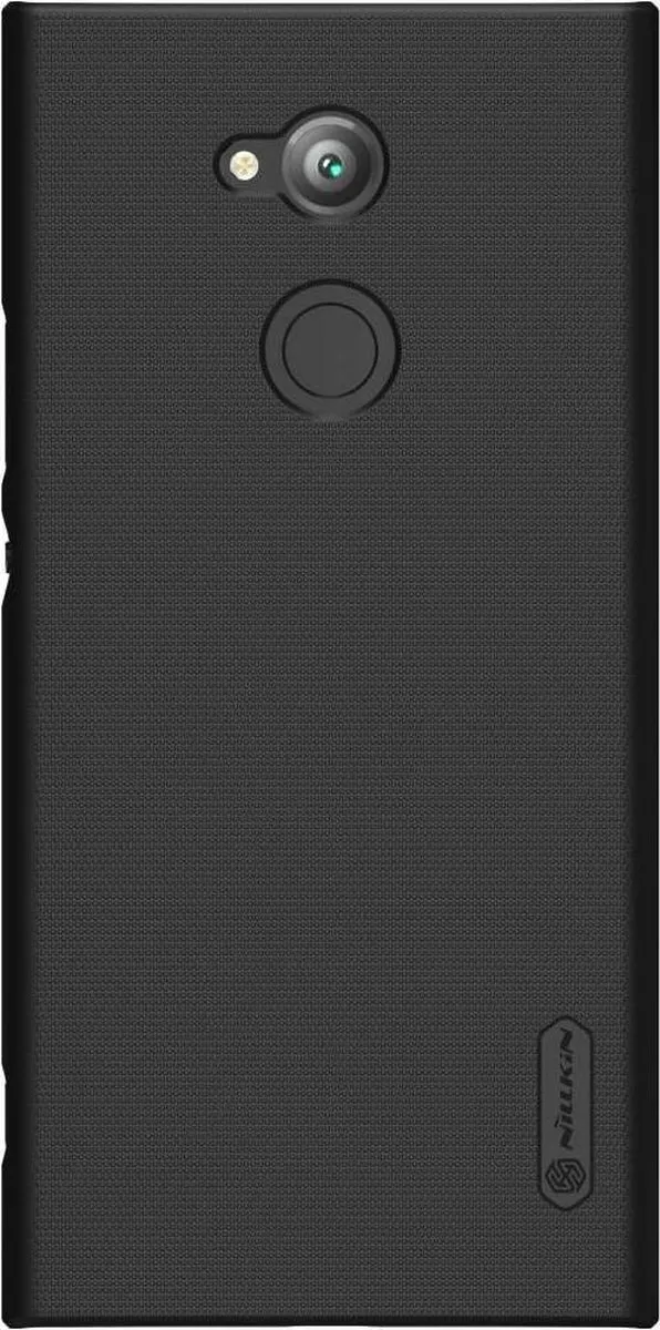 Nillkin Super Frosted Shield Backcover Sony Xperia XA2 Ultra - Zwart - afbeelding 3 van 6