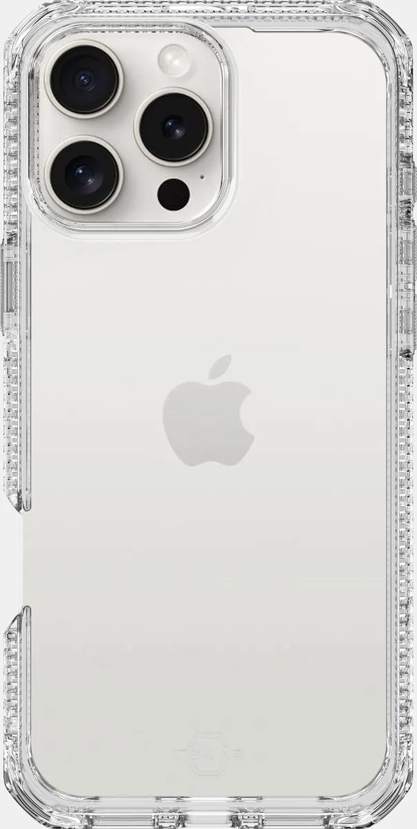 ITSKINS Level 2 SpectrumClear iPhone 16 Pro Hoesje - Transparant