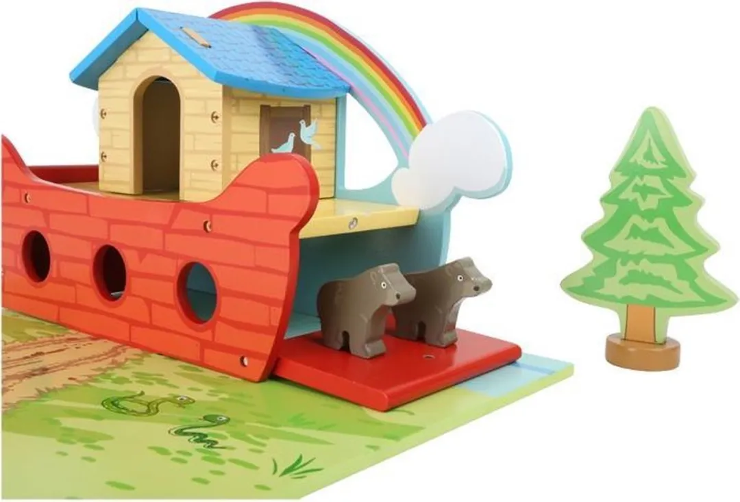 Small Foot Ark van Noach Houten Speelset - Multicolor