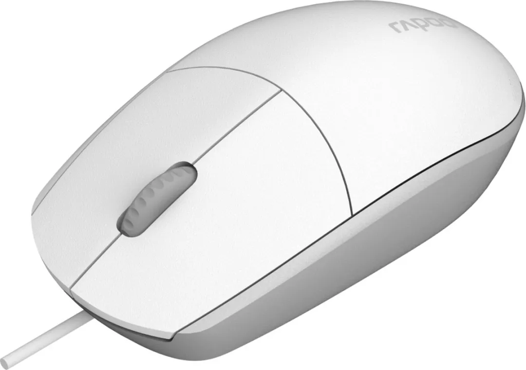 Rapoo N100 Optische Muis - Wit - afbeelding 3 van 4
