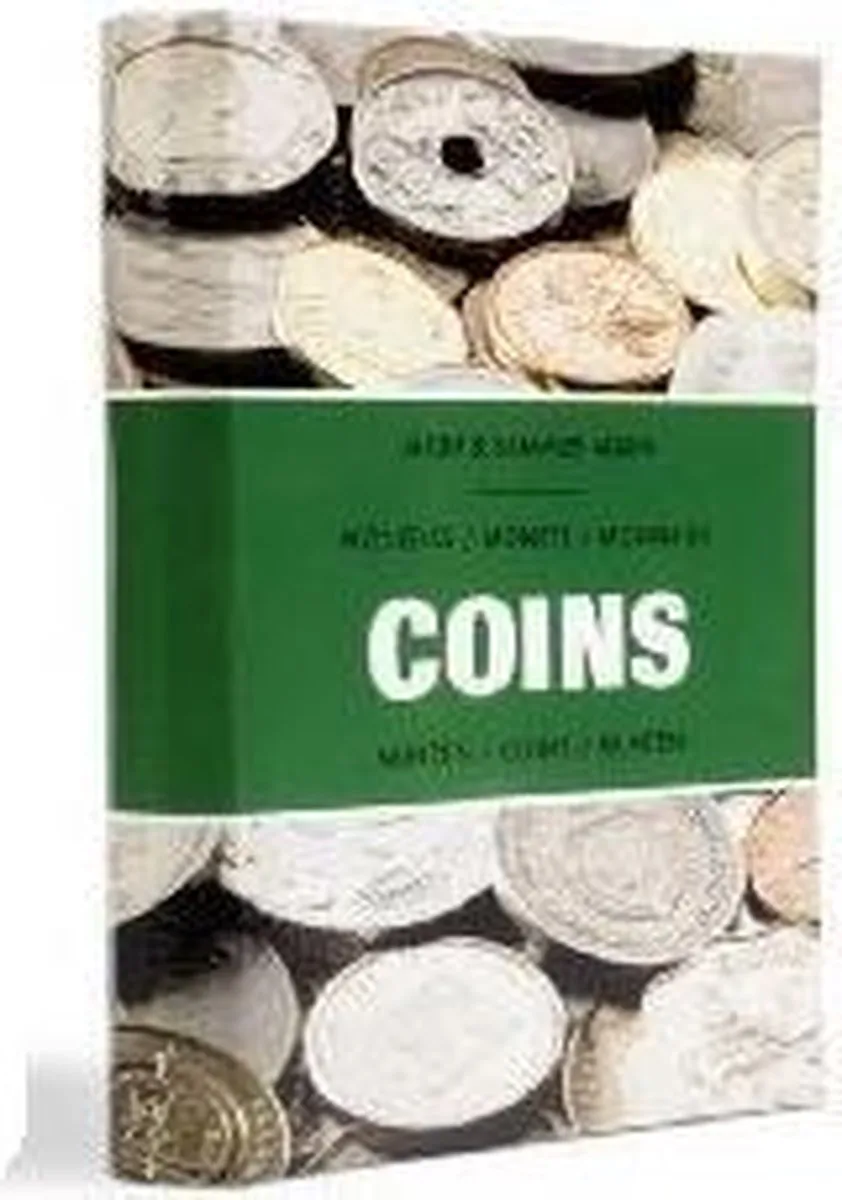 Leuchtturm Muntenalbum COINS 48 Vakken - Groen/Zilver/Goud