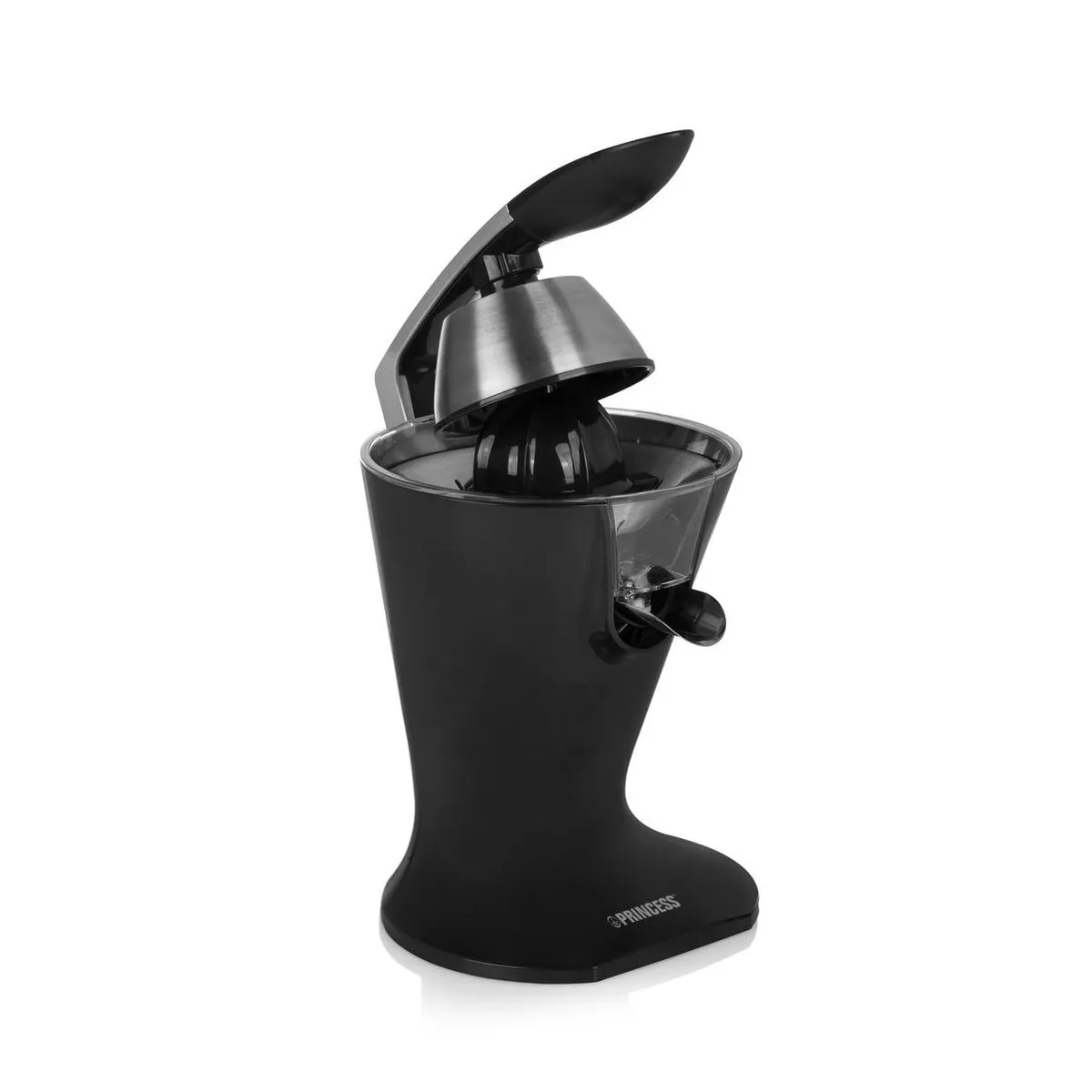 Princess 201857 Elektrische Citruspers - Juicer - Zwart - 300 Watt - RVS Pulpfilter