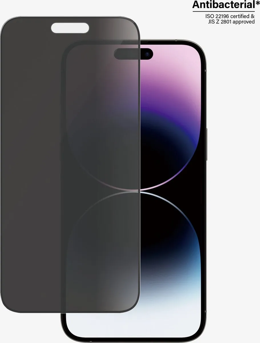 PanzerGlass Ultra-Wide Fit iPhone 14 Pro Max Screenprotector Privacy - 1 Stuk