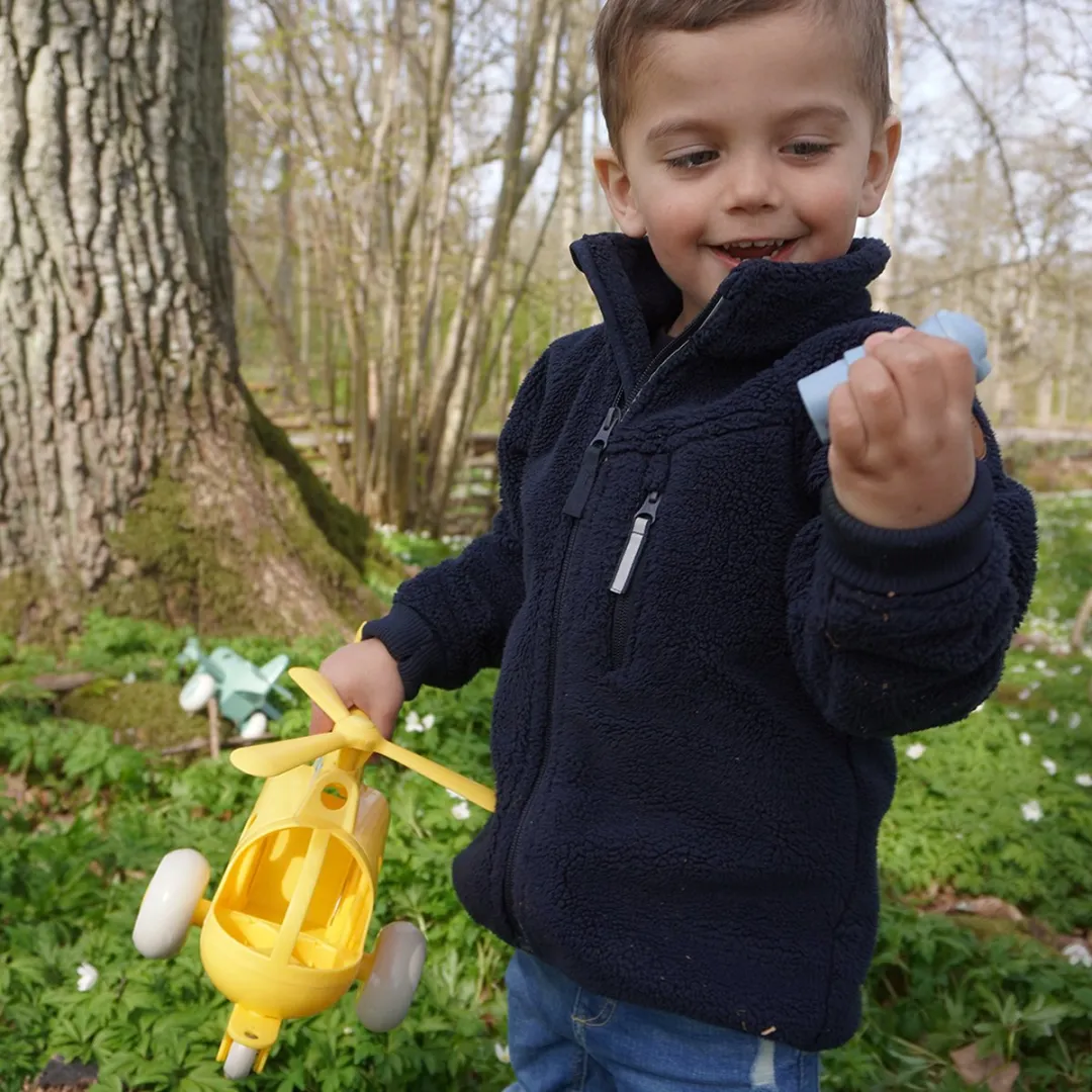 Viking Toys RE:LINE - Ambulance Helikopter - De Speelset Bevat Een Helikopter Van 30 Cm, 2 Speelfiguren En 1 Brancard - Gemaakt Van 100% Gerecycled Plastic - Geschikt Vanaf 1 Jaar