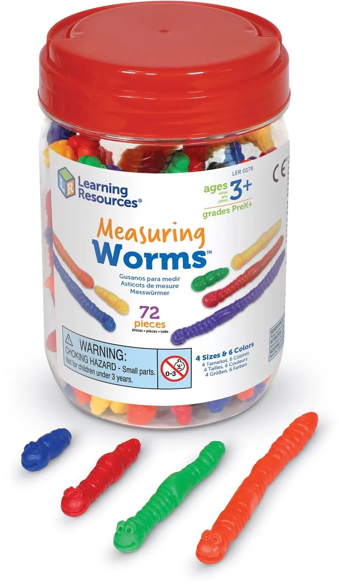 Learning Resources Meetwormen Sorteerset LER0176 - Multicolor