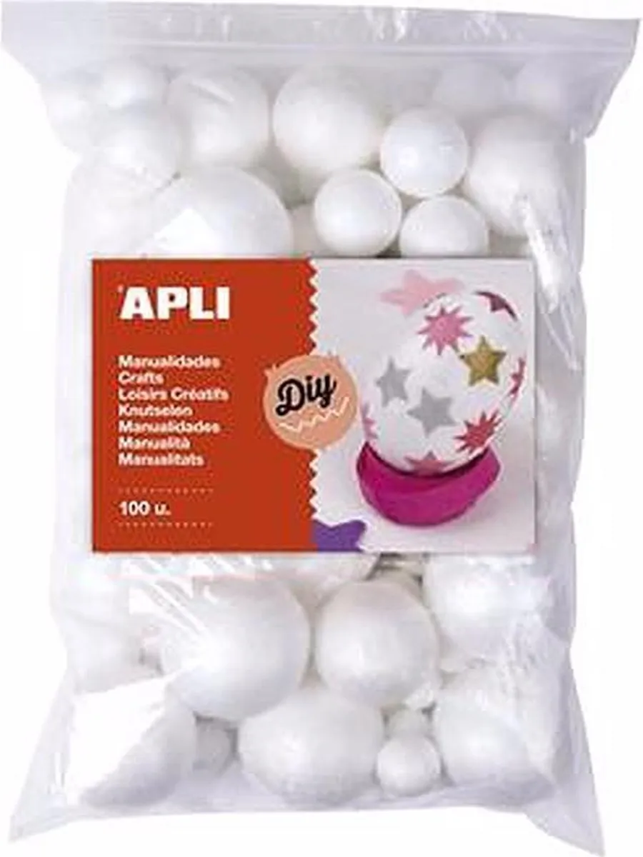 Apli Kids Piepschuimballen Knutselset
