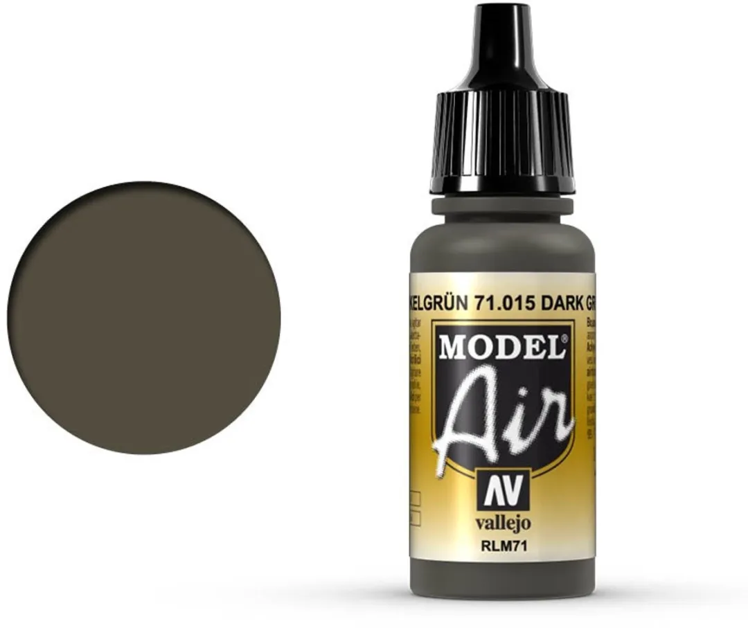 Vallejo Model Air Acrylverf 71015 Dark Green RLM 71