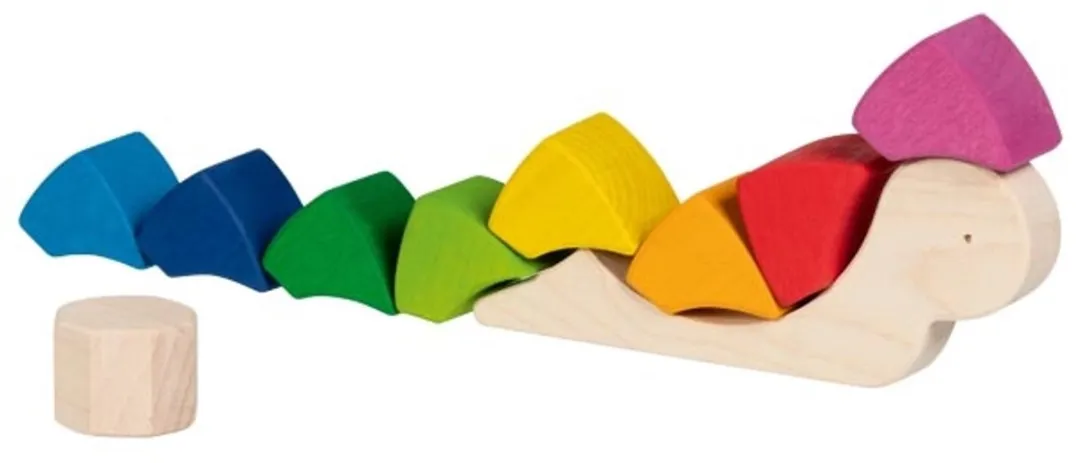Goki Puzzle Slak - 10 Stuks Multicolor
