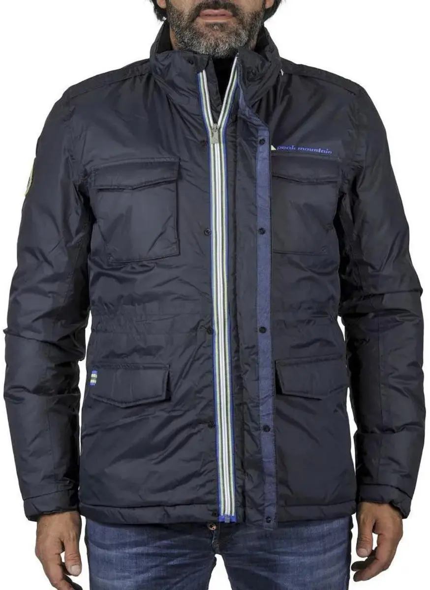 Peak Mountain Cowai Parka - Blauw - S - afbeelding 2 van 3
