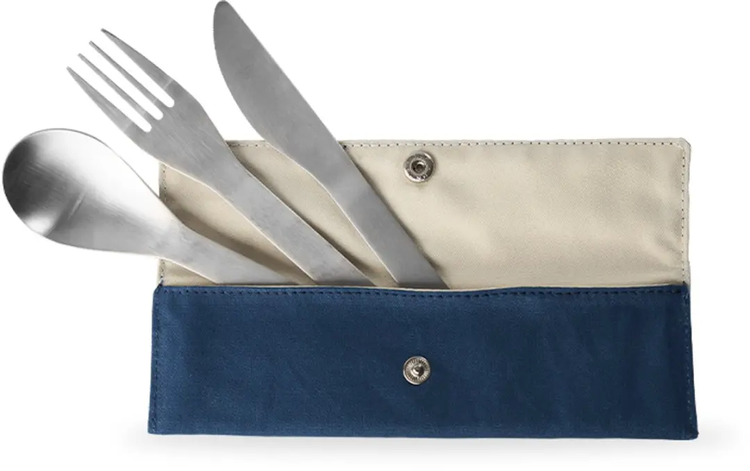 Qwetch Set de 3 couverts inox