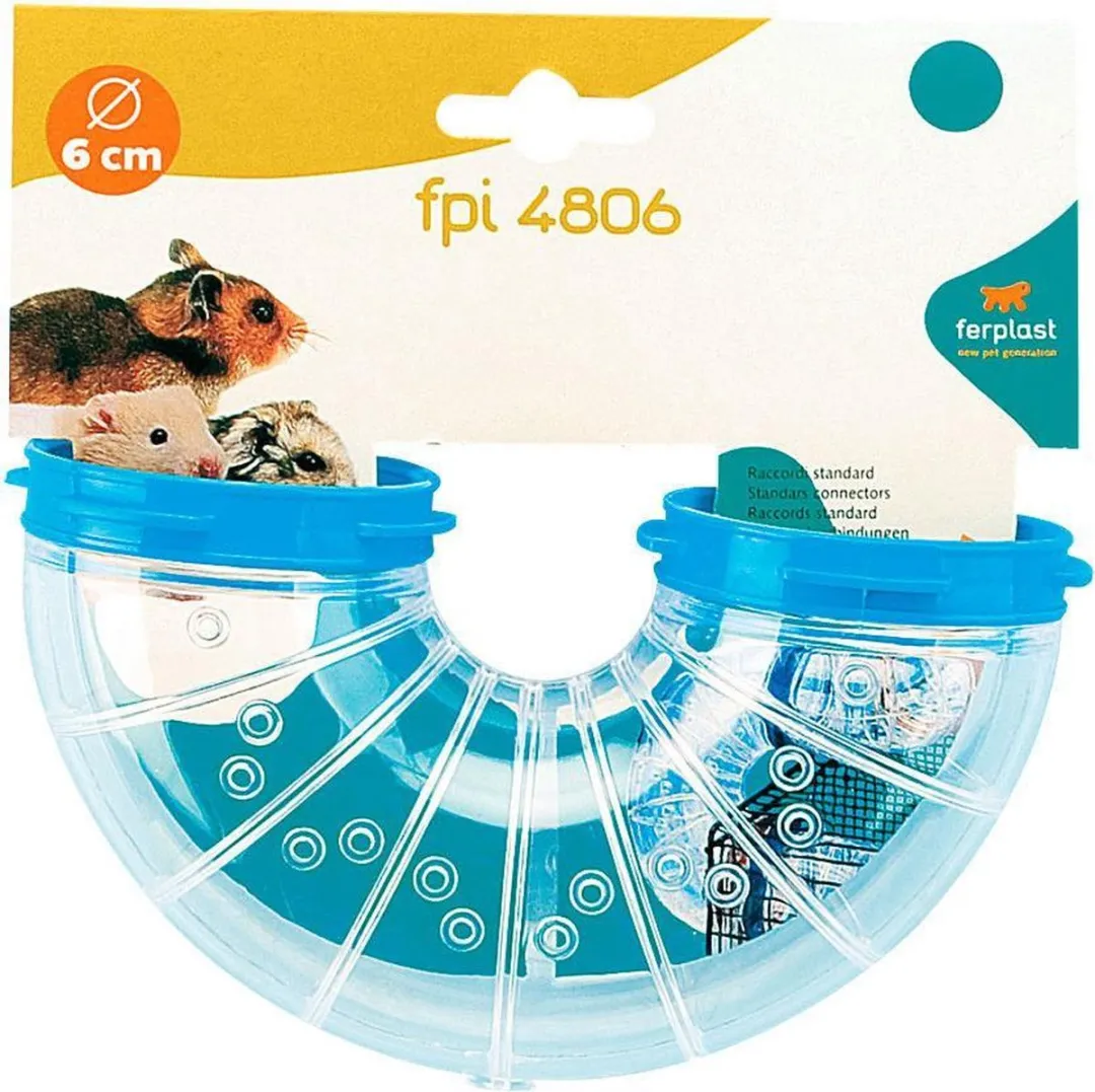 Ferplast Bocht U 180 Graden Fpi 4806 - Dierenverblijf - Ø6x15.2x8.2 cm Assorti