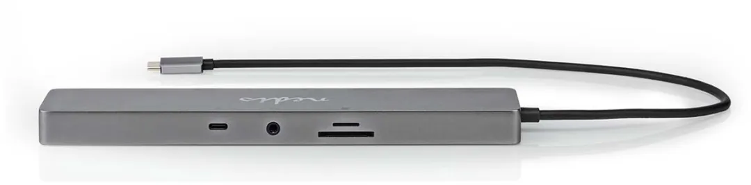 Nedis CCBW64260AT02 USB-C Hub 10-in-1 - 0,4m - Antraciet