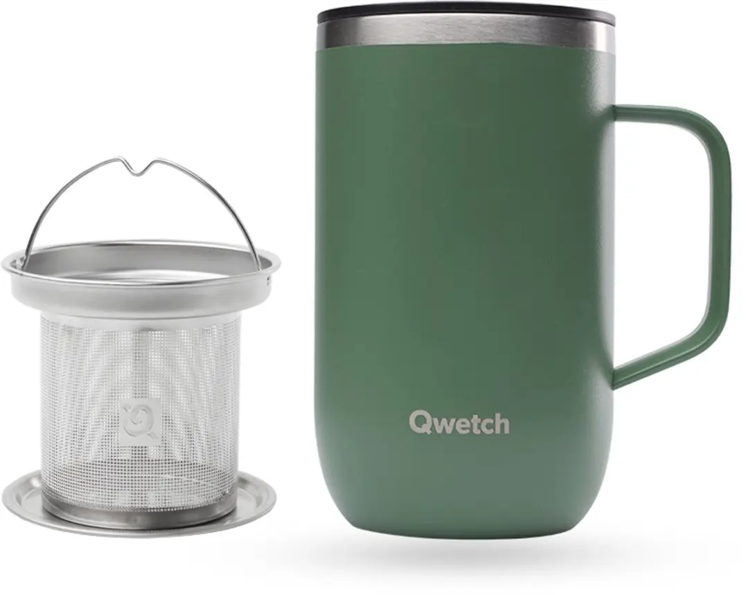 Qwetch Infuser Mok Geïsoleerd