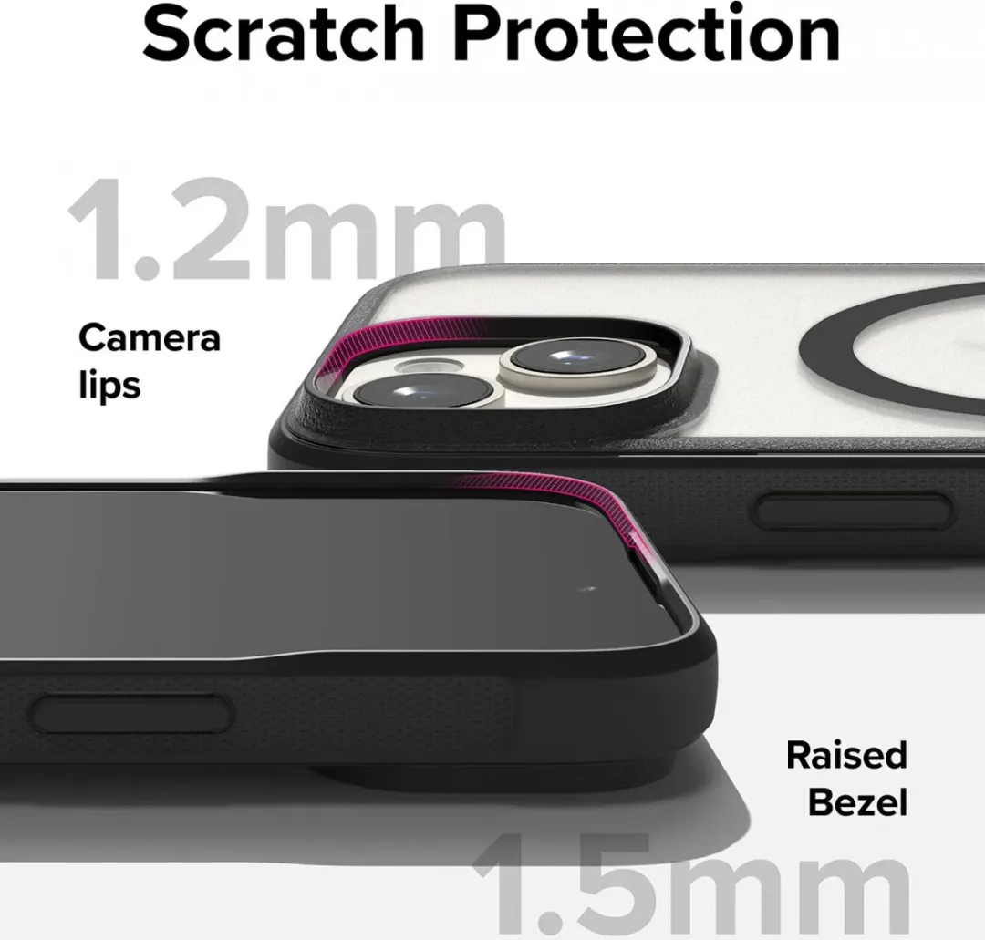 Ringke Fusion Bold Hoesje iPhone 15 MagSafe - Zwart