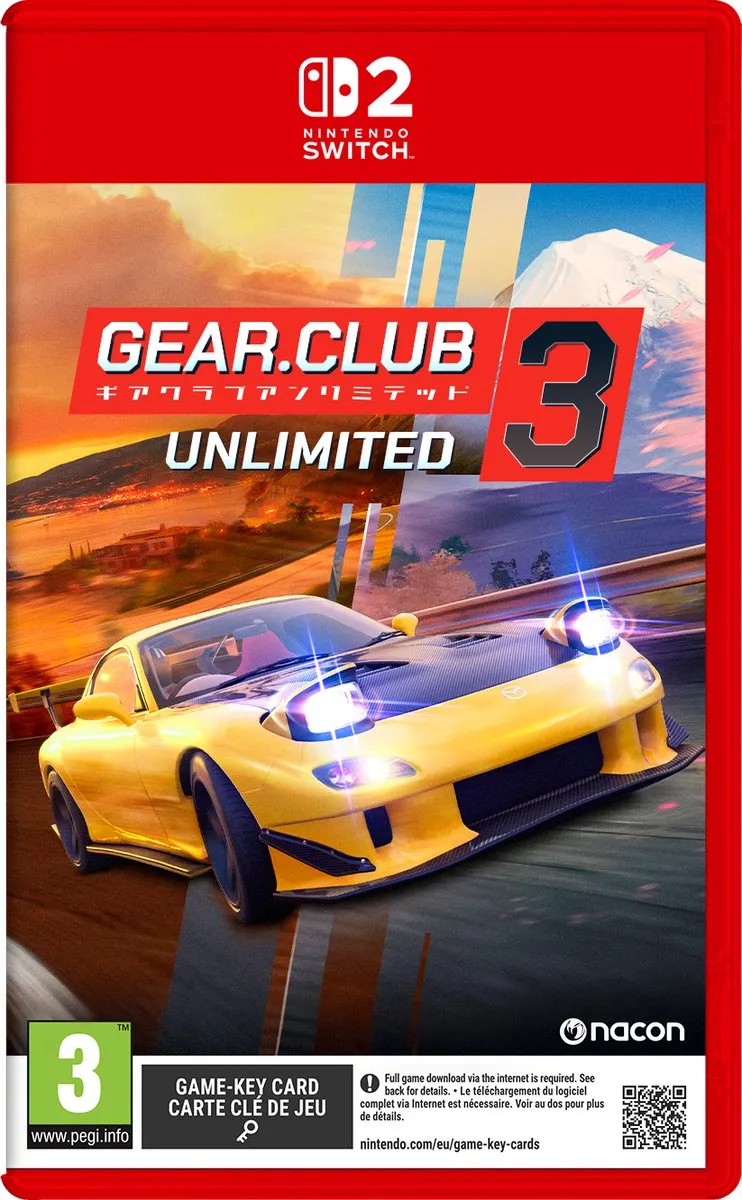 Nacon Gear Club 3 Unlimited Game-Key Card Switch 2