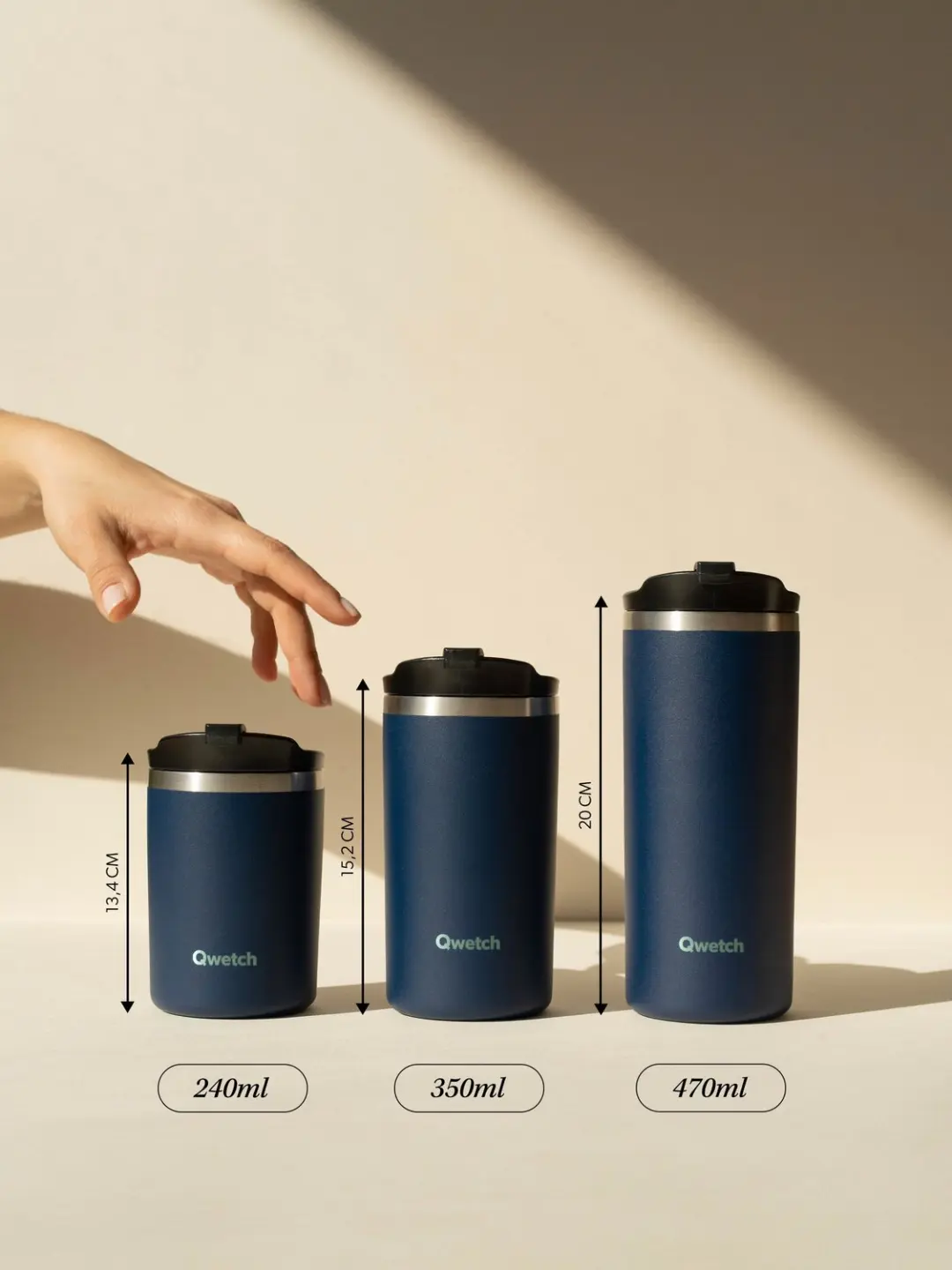 Qwetch Travel mug Geïsoleerd
