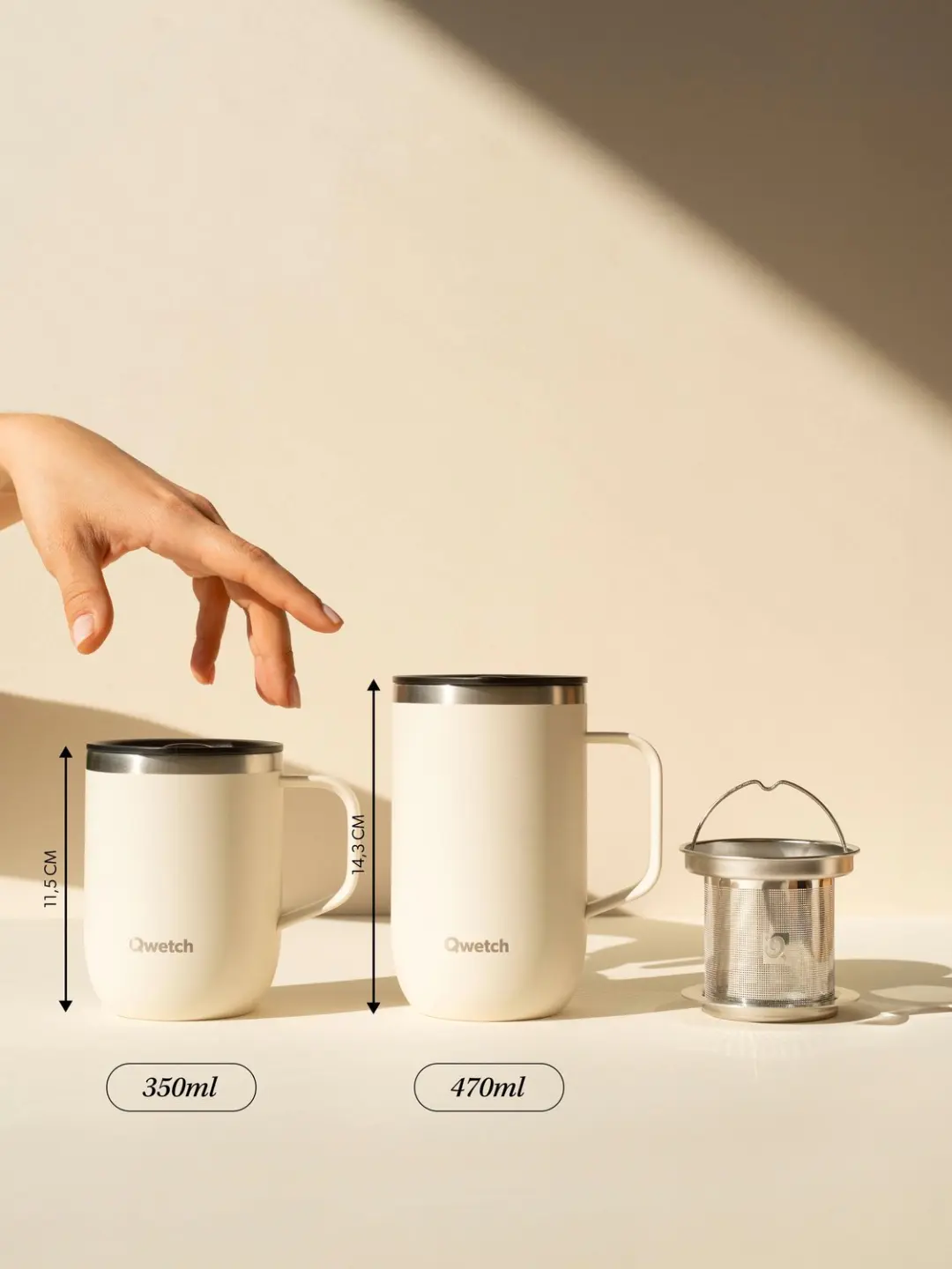 Qwetch Mug TisaniÃ¨re Geïsoleerd