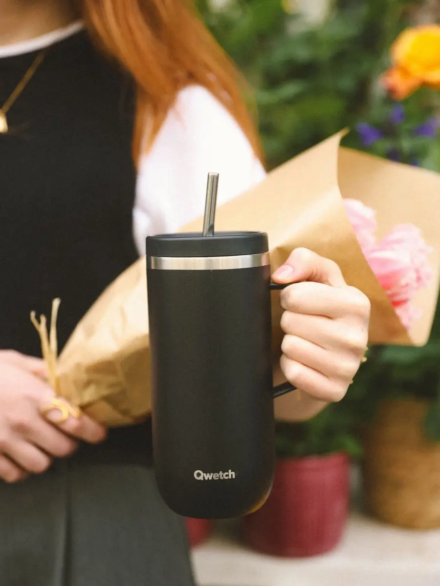 Qwetch Cold Cup Geïsoleerd met Handvat